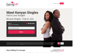 Kenya Dating VIP Kenya Dating VIP Homepage Image
